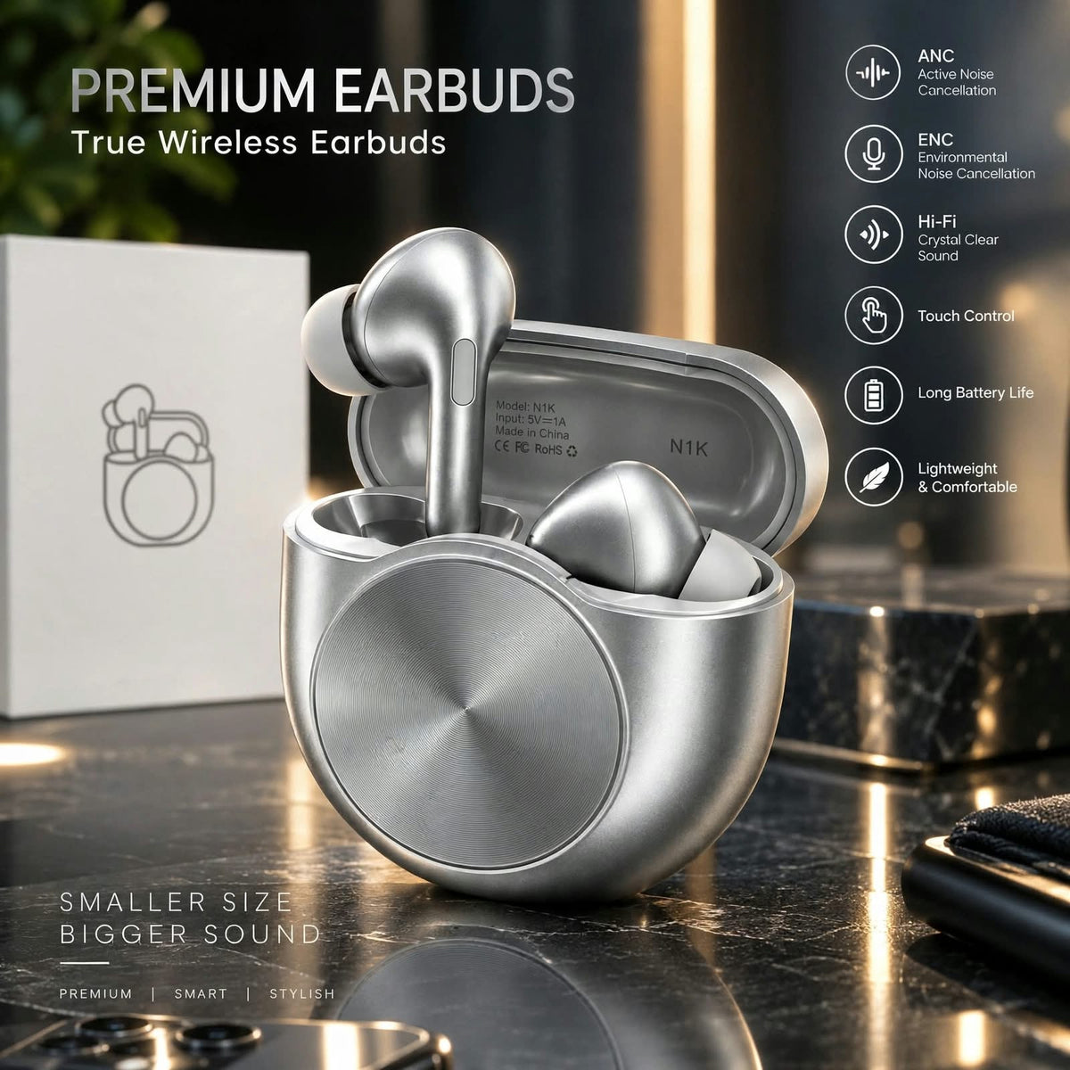 BUDS PRO-10 TWS True Wireless Earbuds
